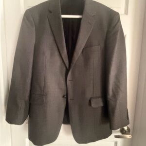 Jos. A. Bank Dark Gray Patterned Blazer